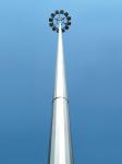 3-15 Meters Hot Dip Galvanized Steel Pole For High Mast Light