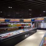 Wall - Sited Supermarket Island Freezer 2.5M Long With High Visibility Glass