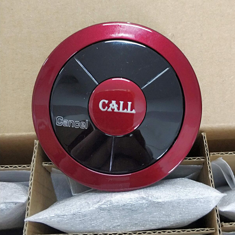2019 hot sale best price wireless pager system full waterproof outdoor 1-3 keys call button