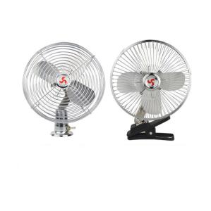 Quality 12v / 24v Car Cooling Fan With On - Off Switch Full Safety Metal Guard wholesale
