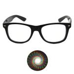 Fireworks Party 3D Diffraction Glasses Plastic Frame Wholesale LOGO printed