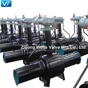 Quality RTJ Ends Natural Gas Pipeline Valves 15Mpa Fully Welded Ball Valve wholesale