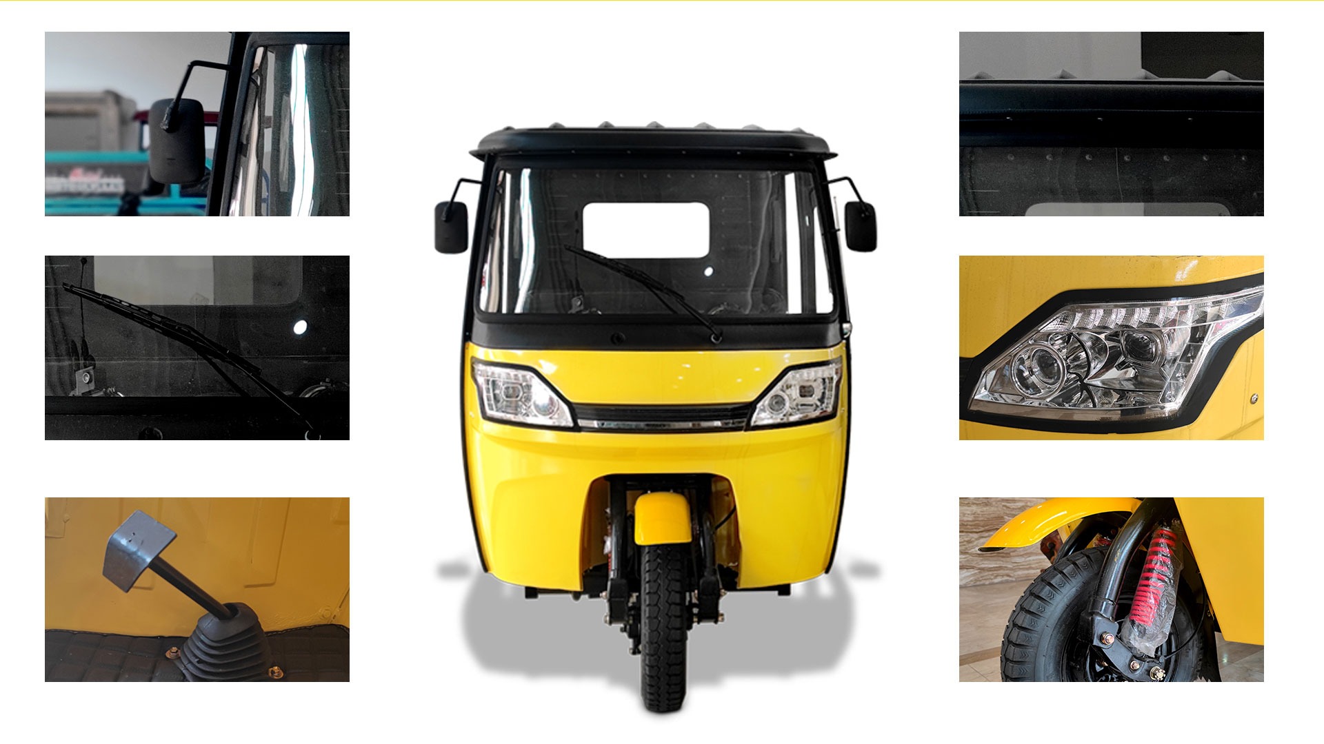 200cc Reverse ZTR Three Wheel Motorized Adult Tricycle with Through-Drive Transmission