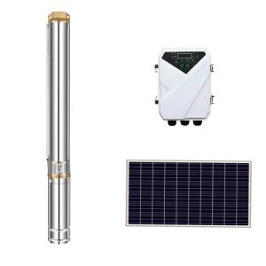 Quality 45 Meters Head 1700l/H Dc Submersible Well Solar Water Pump For Agriculture wholesale