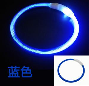 Quality Led Rechargeable Dog Collar Light Up Night Walking Necklace wholesale