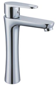 Quality Chrome Countertop Mounted Bathroom Vessel Sink Faucets wholesale