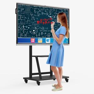Quality WIFI Bluetooth 75 Inch Smart Board Aluminum Edging Toughened Glass Material wholesale