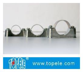 BS4568 / BS31 Steel Conduit Fittings Carbon Steel Spacer Bar Saddle With Base