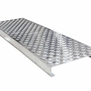 Quality Equipment Steps Steel Safety Grating , Wear Resistance Galvanized Metal Grating wholesale