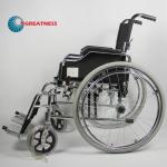 Aluminum Double Crossbar High Strength Lightweight Wheelchair Drop Back Seat