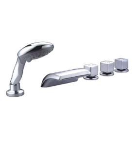 Quality Modern Chrome Bathtub Mixer Tap with 1.5m Stainless Steel Flexible Hose HN-3B29 wholesale