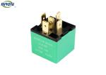 24V 40A Automotive Relay , 24 Volt 40 Amp Relay Non Waterproof Green Cover
