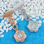 Nurse Watch Clip-on Fob Brooch Hanging Watches Quartz Movement Men Women Steel