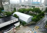 Polygon Top Luxury Wedding Tents Badminton Court Sports With White PVC Cover