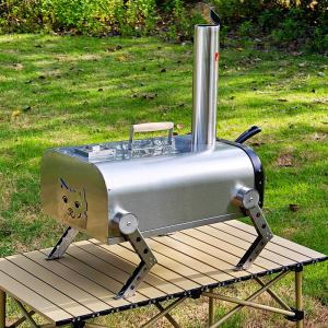 Quality Outdoor12&quot; Wood Fired Pizza Ovens Pellet Pizza Stove For Outdoor Picnic wholesale