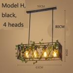 Creative Vintage Plant Pendant Lights Bird Cage Industrial Pendant Lamp(WH-VP