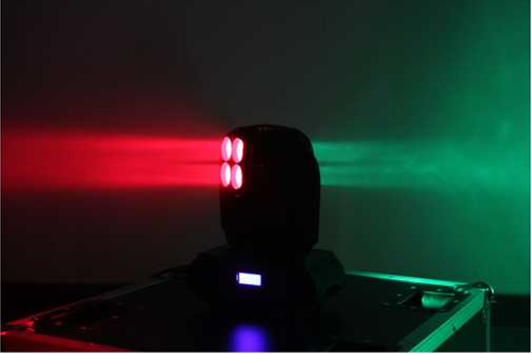 4 IN 1 Multifunctional LED Stage Light Mini Wash Moving Head IP33 Waterproof Rating