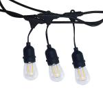 PVC 10M 10 Lamps Outdoor Waterproof Light String For Tents Or Patio