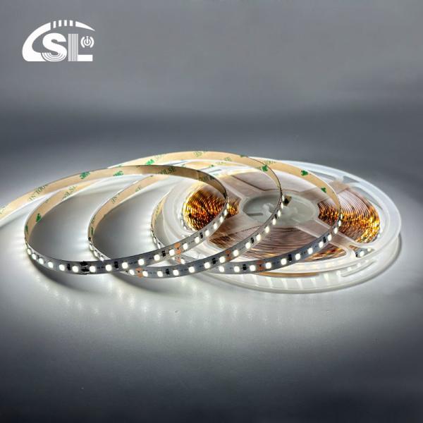 High brightness 12V 8mm 120leds 3000K Warm White Electroplate SMD2835 Led Strip