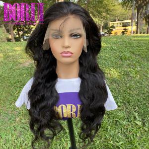 Quality Peruvian Body Wave Human Hair Lace Frontal Wigs wholesale
