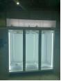 Commercial Beverage Display Fridge 3 Glass Door Upright Chiller 110V 60Hz