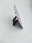 Square Custom Made Metal Badges Cute Girl Tinplate Material Paper Stents