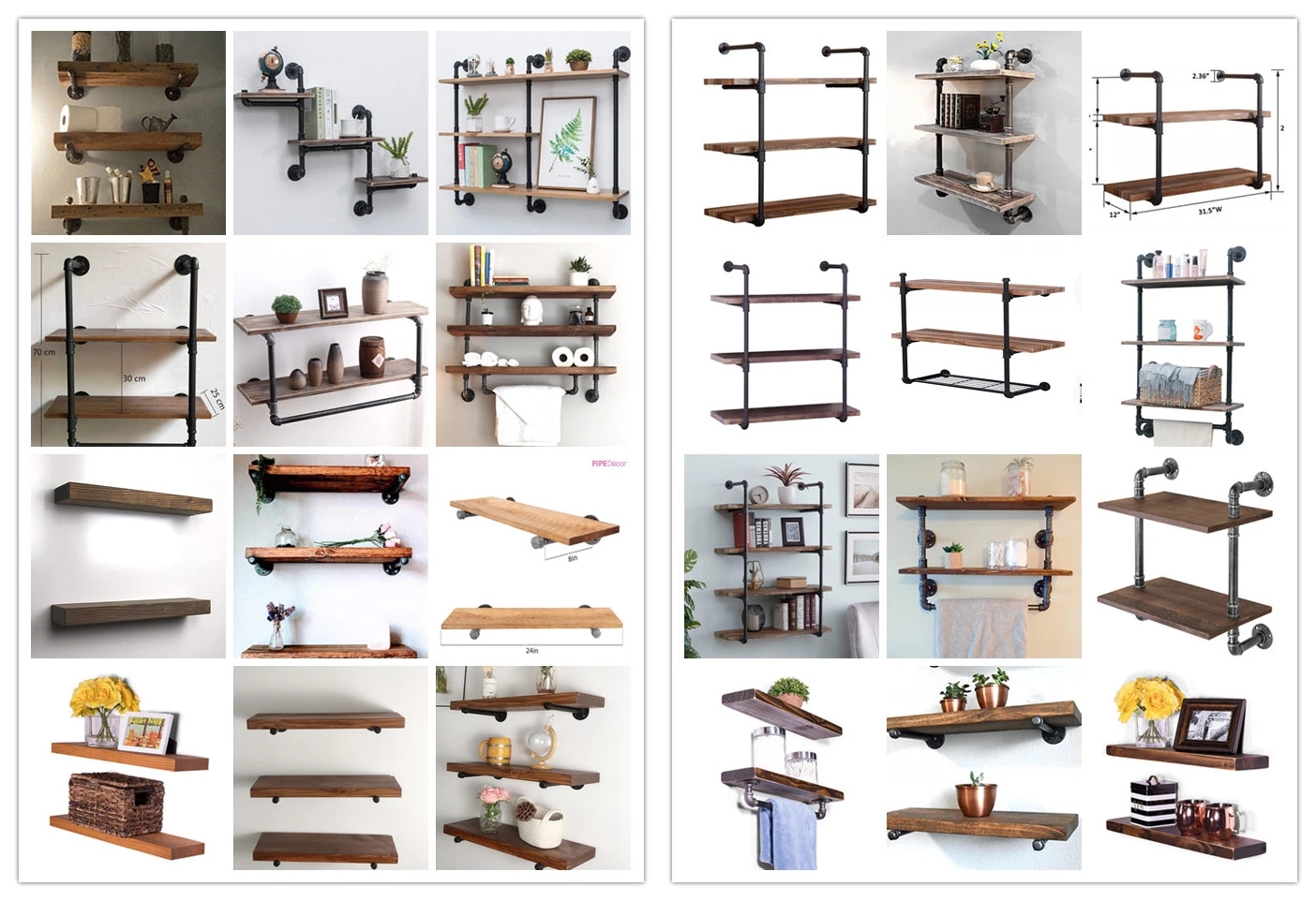 Industrial Pipe Style Rolling Garment Rack