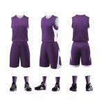 Wholesale Basketball Clothes Set Mens Reversible Team Basketball Shirt Uniformes