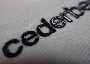 Screen Print High Density Flexible Heat Transfer Labels With Custom Name Logo