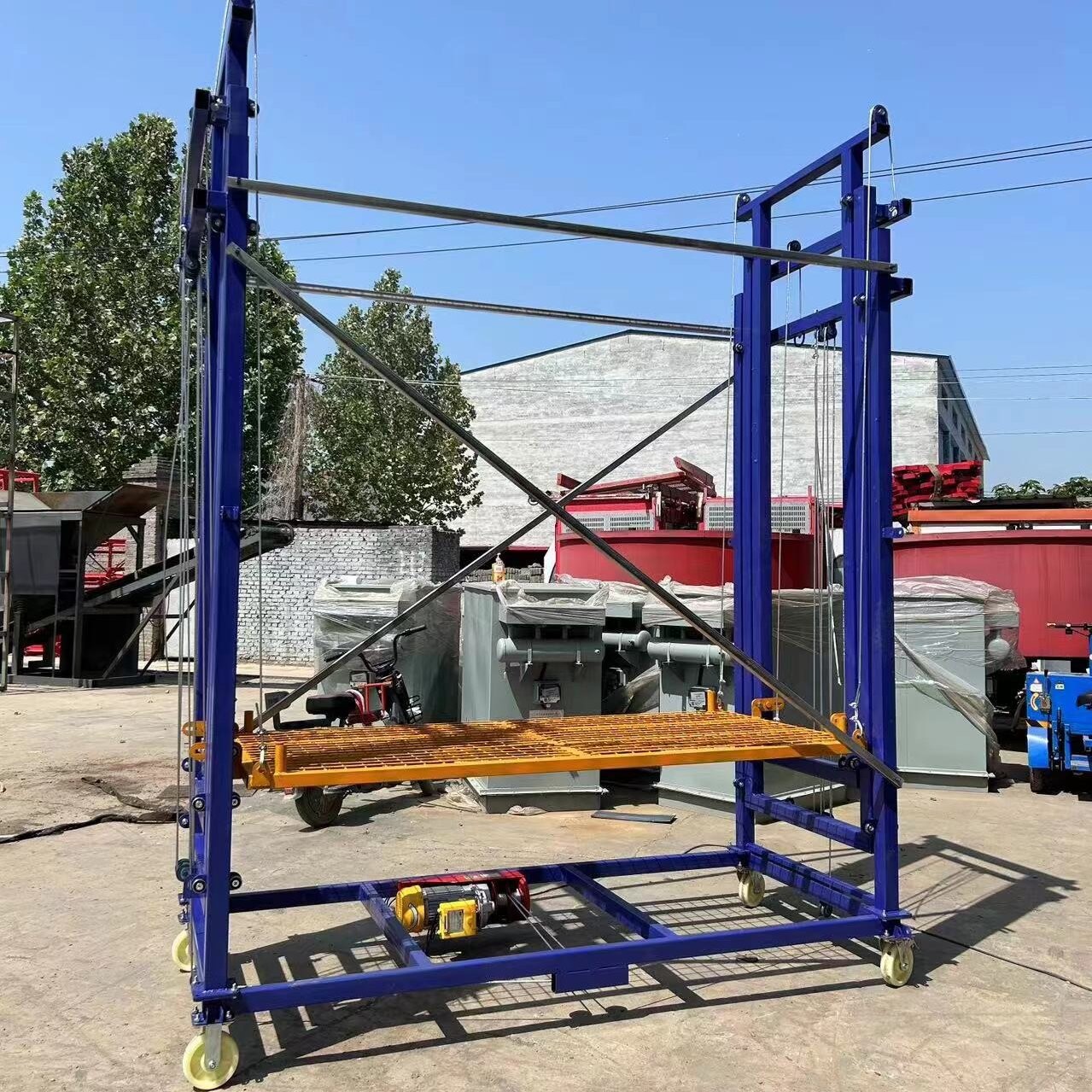Portable ISO Mobile Scaffold Platform Load Bearing 500kg