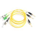 Coaxial 1550nm Orange Fiber Optic Cable VCSEL Pigtailed Laser Diode Module MM50