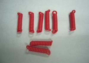 Quality Safety Short 3CM Length Red Coiled Cable by 90 Degree Weld on Two Ends wholesale
