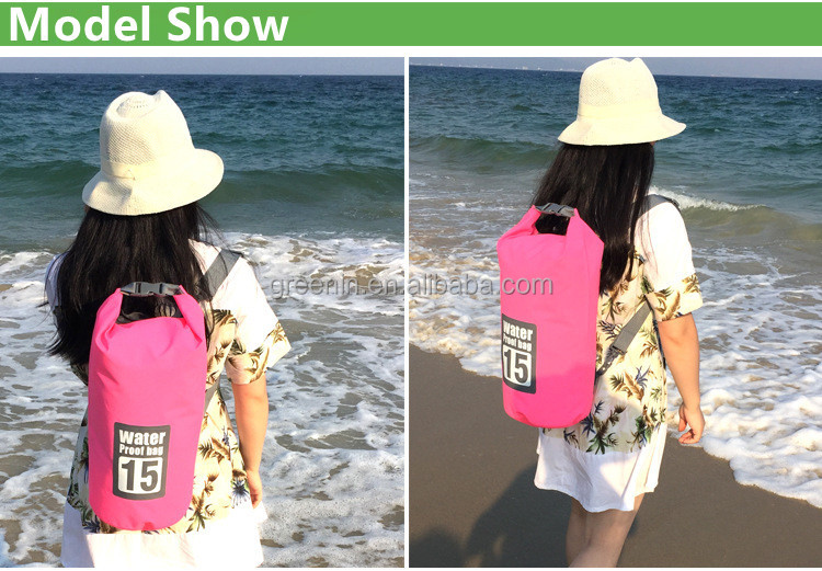 Durable Diving Dry Bags Waterproof Bag, Full Print Floating Ocean Pack Dry Bag