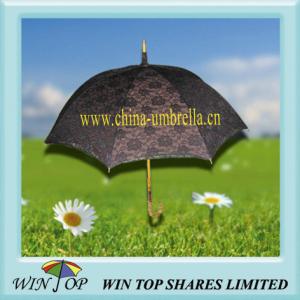 Quality Japan Style Wood Straight Lace Umbrella Parasol wholesale