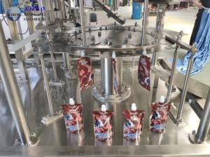 Quality Plastic Bag Liquid Filling Machine 800KG For Milk, Water, Oil And Juice wholesale