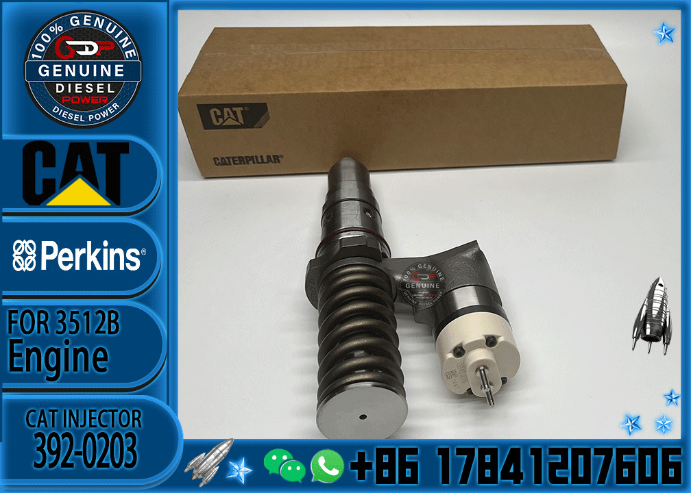 CA3920203 Good Quality Diesel Fuel Injector 392-0203 3920203 20R-1267 20R1267 For Cat 3516B Engine 994D Wheel Loader