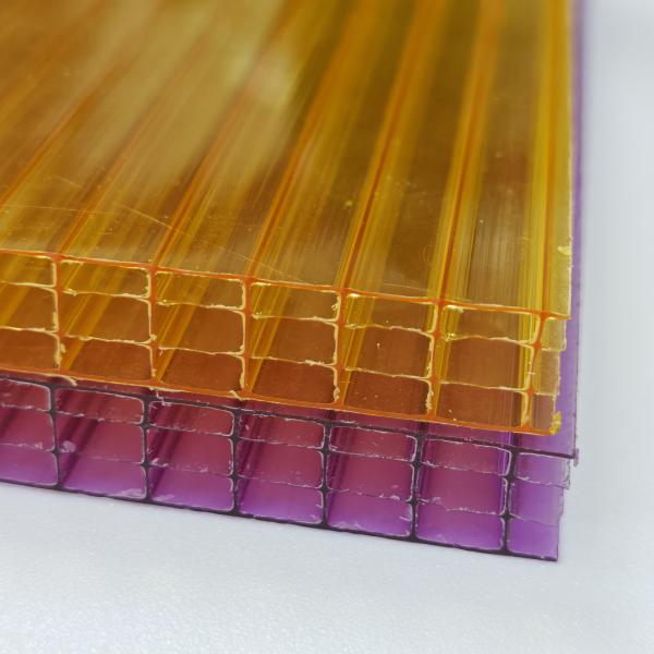Wholesale UV Protection and Energy Efficiency The Colored Four-Layer Polycarbona