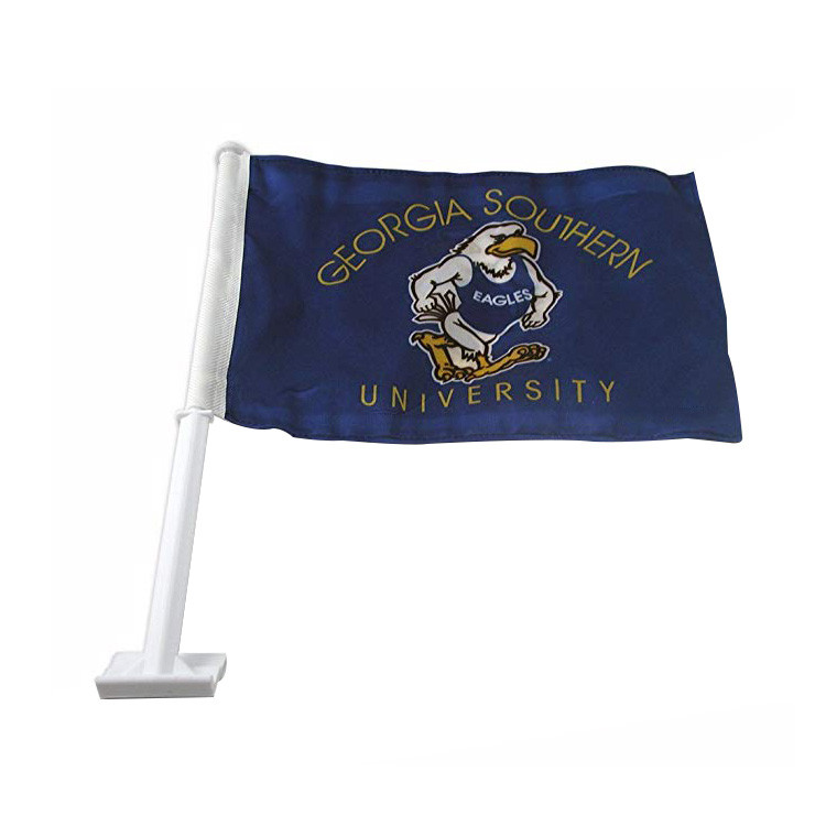 Outdoor Indoor Georgia Car Flag Screen Printed 100% Polyester