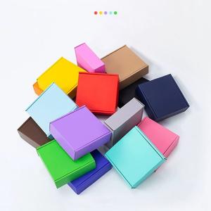 Quality Folding Box Extra Hard Clothing Cosmetics Packaging Box Express Box Customized Logo wholesale