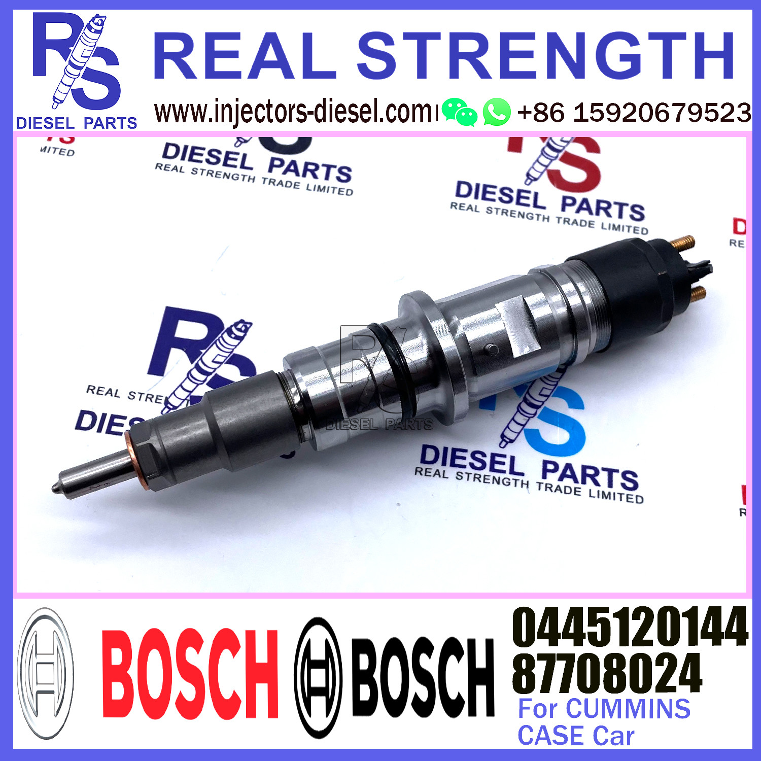 common rail injector 0445120237 injector for Cummins fuel injector nozzle 0445120237 0445120097 0445120144