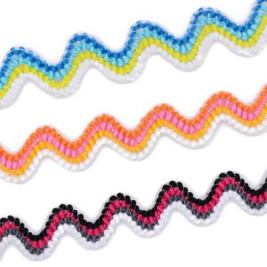 Quality Lady Dresses Accessories Polyester Ric Rac Ribbon High Tenacity wholesale