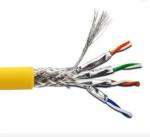 22AWG 1000MHz Cat8 Ethernet Cable SFTP 4 Pairs Low Crosstalk