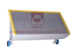 1000MM Aluminum Escalator Step Yellow Demarcation In Shopping Mall