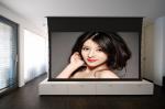 92" projection screen , tab tensioned motorized projection screen aluminum