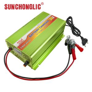 Quality Portable 24V 30A AGM GEL Battery Charger 3 Stage Smart Battery Charger Antirust wholesale