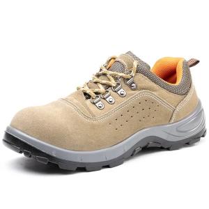 Quality Yellow Lightweight Comfortable Safety Shoes / Comfortable Work Shoes Men with PU/PU Sole wholesale