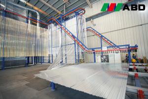 Quality Thermosetting Vertical Powder Coating Line Surface Treatment Line wholesale