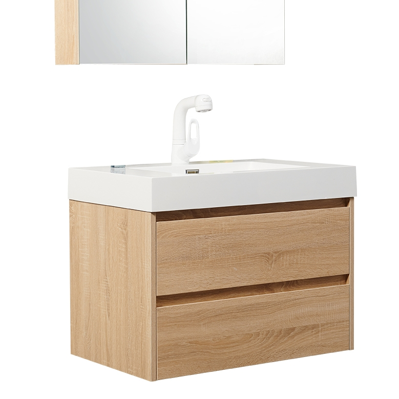 Rectangle Modern Design American Style Luxury Wood Wall Mounted Bathroom Cabinet Vanity