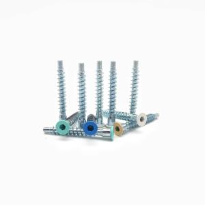 China Hexagonal Self Tapping Thread Straight Repair Screws Countersunk Head Wooden Tooth on sale