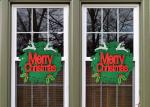 Holiday Party 8pcs Ornaments 16 Inch Felt Merry Christmas Hanging
